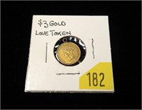 $3 Gold love token