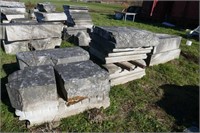 10 VARIOUS SIZE PIECES OF ITALIAN MARBLE