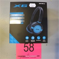 Trådløse høretelefoner, X6