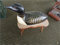 Wooden Hand Carved Duck by Parry Sound