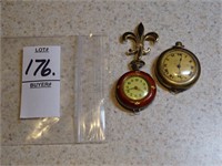 2 Lady's pocket watches.