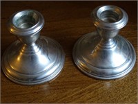 Sterling candle holders.