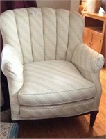 Cream Upholstered Armchair