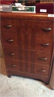 Waterfall Style Four Drawer Chest