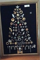 Framed Jewellery Christmas Tree