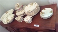 Grouping  Antique Dishes Grindley Cream Petal