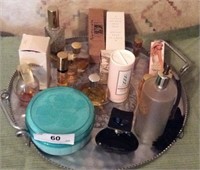 Tray With Perfume Bottles