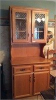 Two Piece Display Cabinet  23 X 38 X 90 Tall