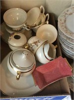 Grouping Of Plates Cups And Saucers