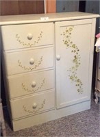 Painted Chest Of Drawers Combination Wardrobe 36 X