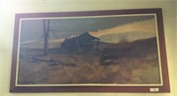 Framed Painting Signed Schilbeck From Simcoe