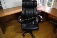 True Innovations High-Back Bonded Leather Chair