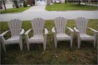 Adirondack Set of Four Stackable Chairs