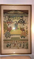 Chinese framed print, 24 x 37, (FR)