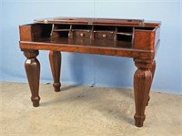 Rosewood Desk Converted From Mid 19th C. Piano