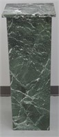 Green Marble Plinth  36t" x 13w" x 11d"