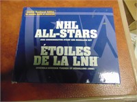 NHL Allstars Commerative Stamp And Medallion Set