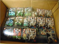 Loose Binder Pages With Various Sports Cards