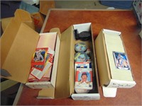 3 Boxes Various Baseball Cards- Different Years