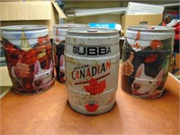 4 Molson Canadian Bubba Cans