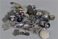 Group Of Sterling Charms