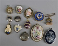 Collection Of Lockets And Pendants