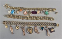 Group Of Charm Bracelets