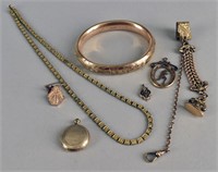 Group Of Victorian Gold Filled Jewelry