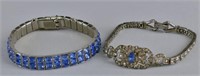 Rhinestone & Sterling Bracelets