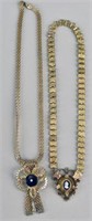 Victorian Book Chain Necklaces