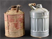 Two Vintage Oil Cans