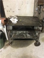 Rolling Cart w/Vise