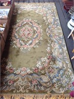 Carpel wool Indian area rug, 5'x 8'6"