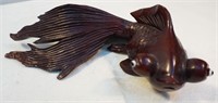 Carved Wooden Fish Figurine