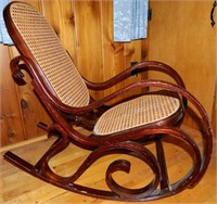 Bentwood Caned Childs Rocker