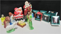 Vintage Hallmark Ornaments, Nativity and Santas