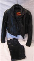 Leather Jacket & Chaps