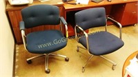 Lot Of 2 Rolling Office Chairs