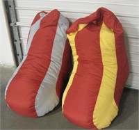 Lot Of Two Gaming Beanbag Chairs 35" Long