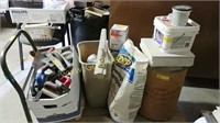 Lot Of Compound, Mortar, Grout And Tools
