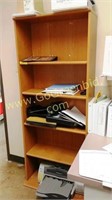 Laminate Bookshelf W/4 Adjustable Shelves