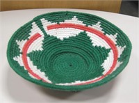 9.5" Diameter Navajo Christmas Basket