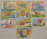 10 WWII Era Postcards - Some Risque