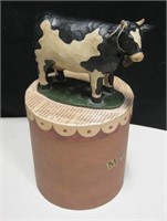 Cow Box - 10" Tall - Moo