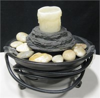 Lighted Table Top Fountain - 9.5" Diameter