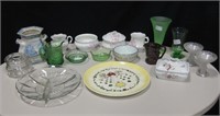 Box Of Assorted Vintage Glass & Ceramics