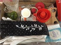 Misc Lot - Dress Gloves, Thermos Covers, Etc