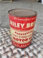 Riley Bros.Motor Oil Can