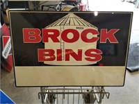 Brock Bins Tin Sign