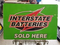 Interstate Batteries Tin Sign